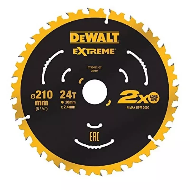Disco de serra circular DeWALT DT20432-QZ 21 cm com pastilhas de carboneto de tungsténio