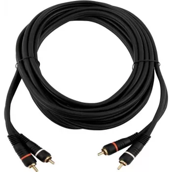Cabo de áudio RCA Omnitronic 2x2 RCA para RCA, 3 m, Modelo 30209370