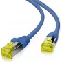 helos Cat.6a Superflex S/FTP GHMT AWG 27/7 Cabo patch 263760, 15 m, azul