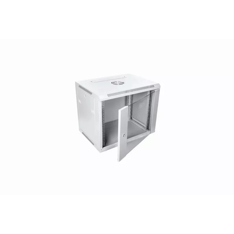 Caixa de rack Digitus DN-W19 09U/450 9U rack de montagem na parede cinzento claro