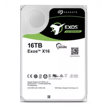 Disco rígido interno Seagate Exos X16 16 TB 7200 RPM 256 MB 3,5 polegadas Serial ATA III
