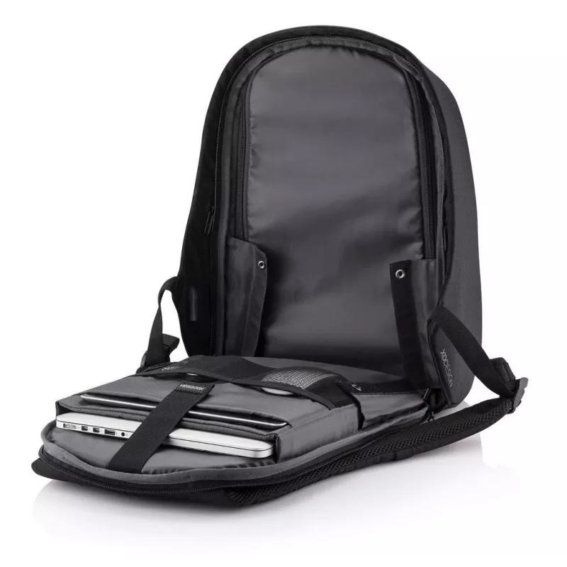 XD Design Bobby Hero XL P705.711 mochila antirroubo, portátil de 17 polegadas, tablet de 12,9 polegadas, porta de carregamento USB, 20 l, preta