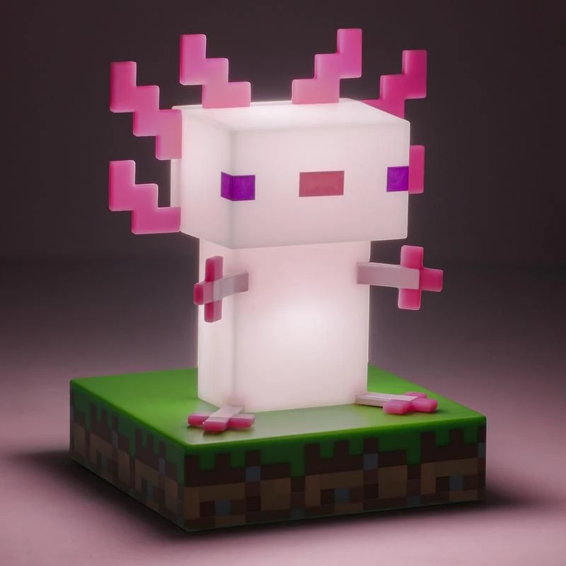 Luz Paladone Minecraft Axolotl Icon