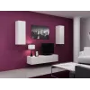 Armário Cama VIGO 90 fechado 90/35/32 branco/branco brilhante