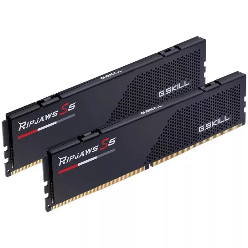 DIMM 32 GB DDR5-6000, memória preta, F5-6000J2836G16GX2-RS5K, Ripjaws S5, INTEL XMP