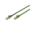 Cabo de rede Digitus CAT 6A S/FTP RJ-45 3m verde