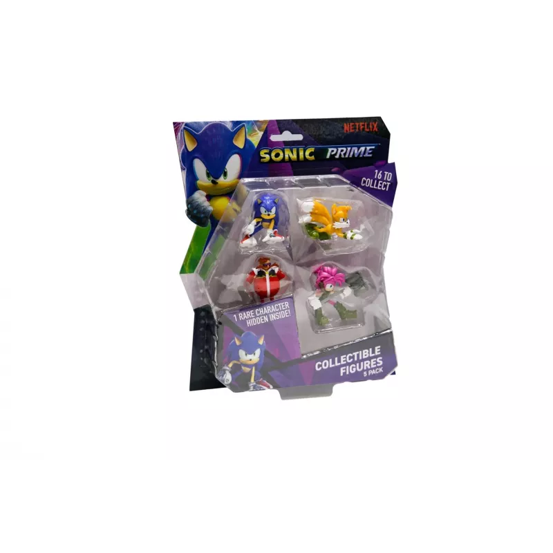 SONIC PRIME - Conjunto de 5 figuras variadas