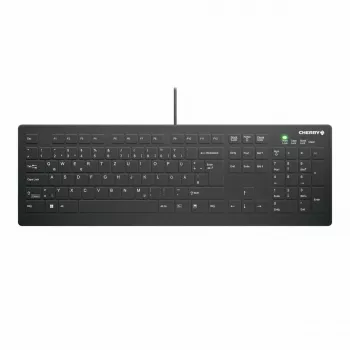 Teclado médico CHERRY AK-C8112 USB QWERTZ Alemão Preto 105 teclas