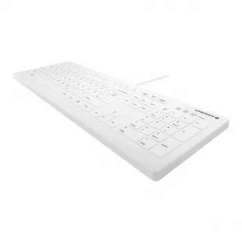 Contour Design Active Key Contour QuickClean Teclado médico IP68 Full-Size Com fios Branco DE C8112
