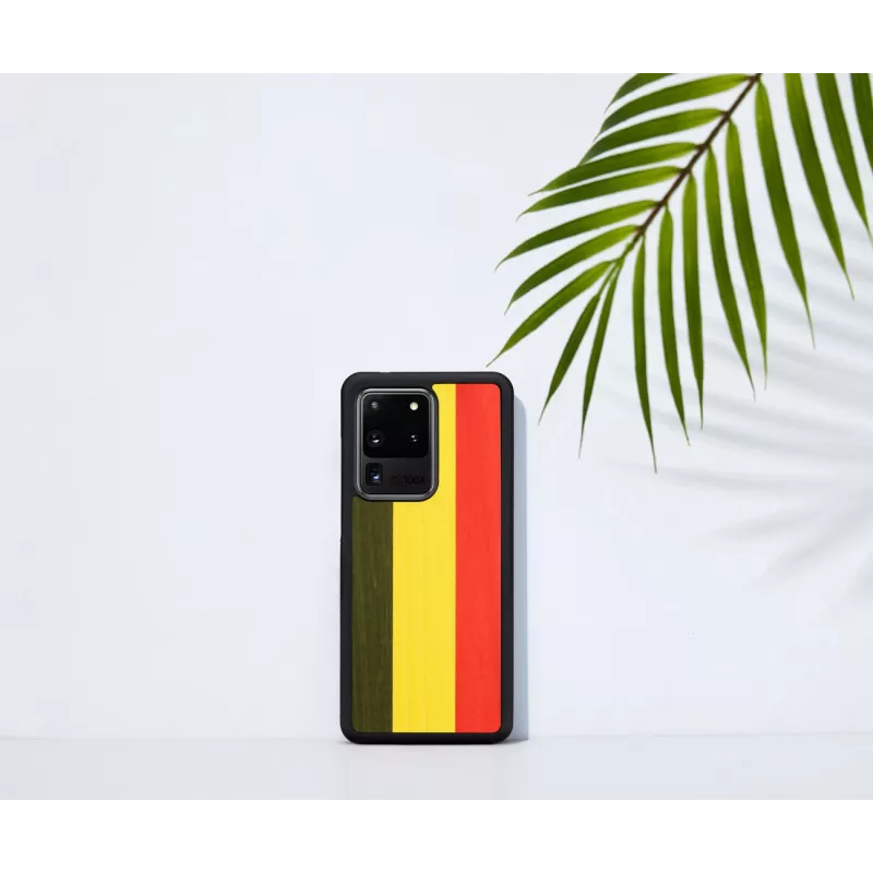Capa para telemóvel Man and Wood para Samsung Galaxy S20 Ultra — reggae preto