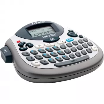 Impressora de etiquetas Dymo LetraTag LT-100T com teclado QWERTZ, impressora de etiquetas térmica portátil