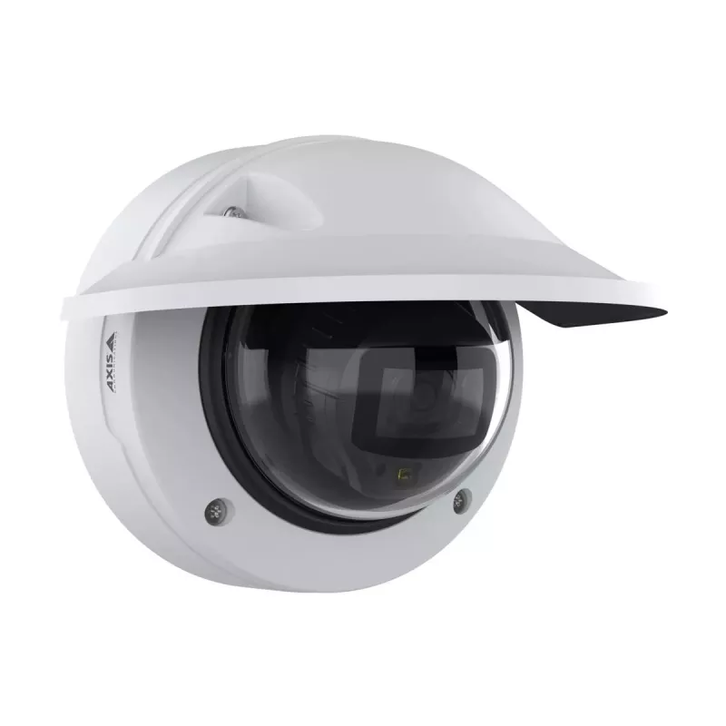Câmara de vigilância IP Axis P3278-LVE — dome, 3840×2160, interior e exterior, montagem em teto/parede, CMOS 1/1,8 polegadas, 0,03 lx, 103° H