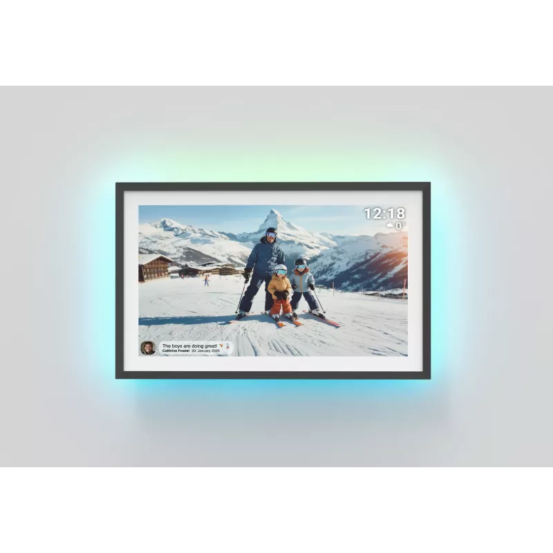 Moldura digital Denver PFF-1081 10,1 polegadas ecrã tátil Wi-Fi preto