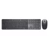 DELL Pro 7 fino KM726 teclado rato incluído Home/Office RF Wireless + Bluetooth QWERTY US International preto