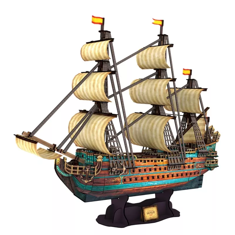 PUZZLE 3D veleiro The Spanish Armada San Felipe