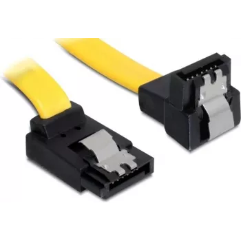 Cabo SATA macho/macho DeLOCK 82819 0,2 m amarelo