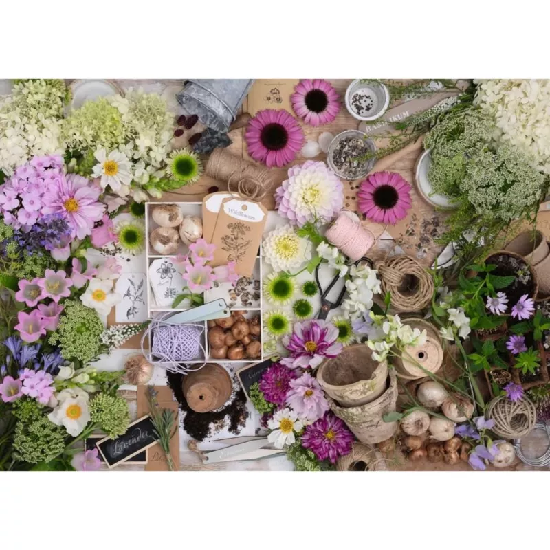 Puzzle Ravensburger Magnificent Flower Love — 1000 peças, Tamanho padrão para adultos/jovens