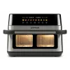 Fritadeira G3 Ferrari G10223 Double 12 L de pé 2200 W fritadeira de ar quente preto, aço inoxidável