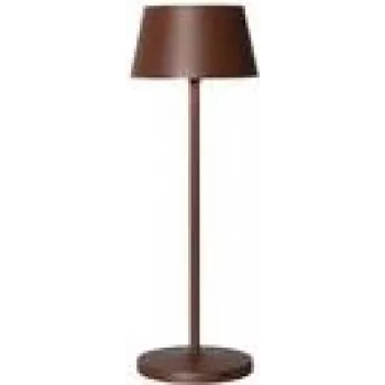 Candeeiro de secretária LED com bateria MAULnina castanho (8190877)