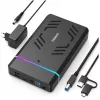 Inateck FE3003 RGB 3.5 USB 3.0 caixa para disco rígido para HDD/SSD SATA 2.5/3.5, preto
