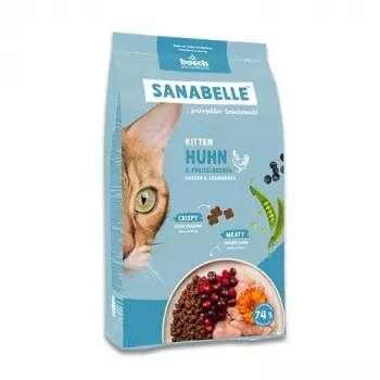 Bosch Sanabelle Life Kitten ração seca para gatinhos com frango e arando vermelho, 8 kg