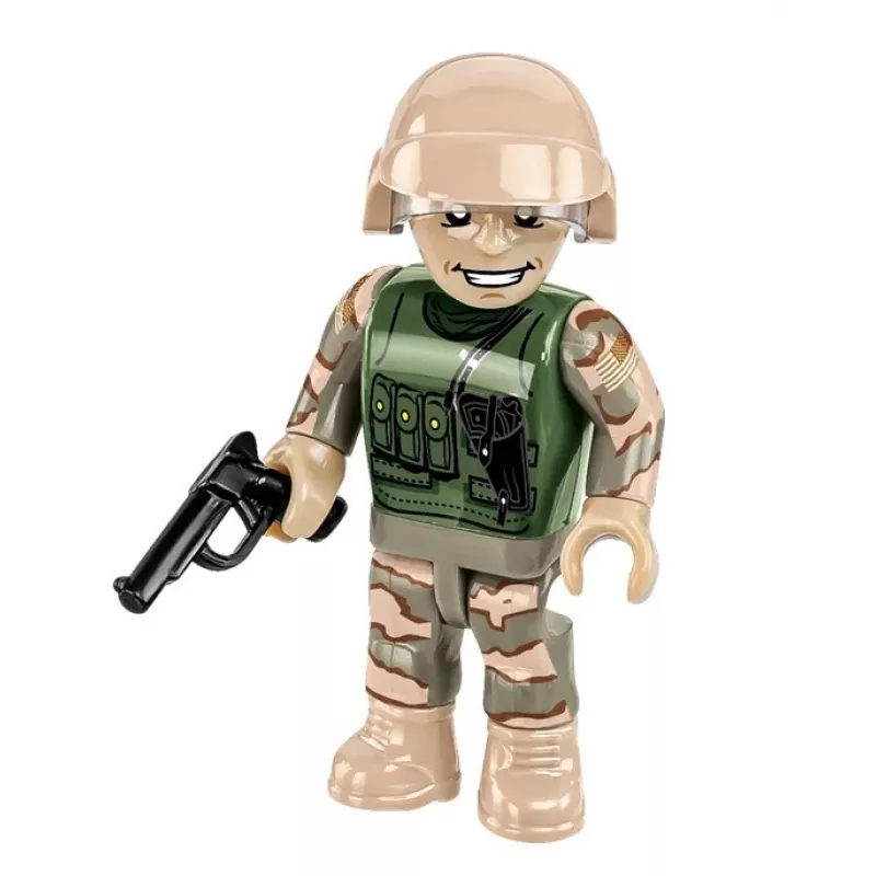 Conjunto de construção em blocos Cobi M1A2 Abrams 1025 peças modelo COBI-2632