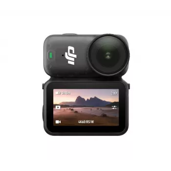 Action cam DJI Osmo nano — CMOS de 35 MP, 4K Ultra HD (3840×2880), 120 fps, campo de visão de 143°, ecrã de 4,98 cm, Wi‑Fi, MicroSD, 0,052 kg