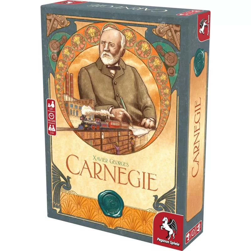 Pegasus Spiele Carnegie jogo de tabuleiro de economia