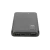 Powerbank Extralink EPB-098B 10000 mAh, LiPo, 2× USB-A + 1× USB-C, preto