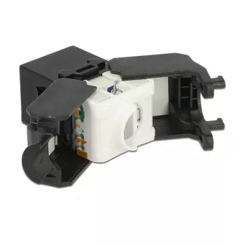 Delock 86267 módulo Keystone de RJ45 para LSA Cat.6A UTP, preto