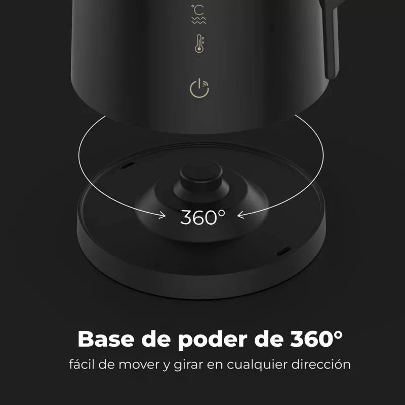 Chaleira AENO EK7S 1,7 L 2200 W Preto