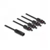 Cabo divisor DeLOCK DL4 cabo divisor solar 1 x ficha para 4 x conector fêmea 50 cm preto