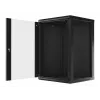 Armário rack de parede LANBERG WF01-6618-10B, 18U, 600×600×907 mm, preto, 60 kg