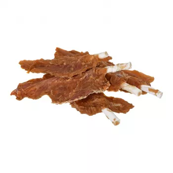 Petiscos para cães PETITTO Filete de frango no stick 500 g — snack dietético de aves, embalagem de plástico 500 g