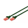 Cabo de rede Digitus CAT 6 U/UTP RJ-45 Cat6 2m Verde