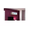 Armário Cama VIGO 90 vidro 90/35/32 carvalho Sonoma/branco brilhante