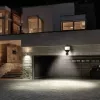 Projetor LED solar Maclean MCE442 com detetor de movimento projetor de parede luz crepuscular IP44 6W 6000K