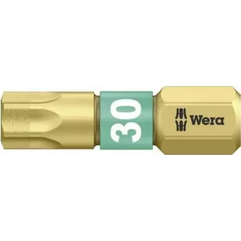 Wera 05 066108 001 ponta TORX TX30 BiTorsion, haste sextavada 1/4" (6,3 mm), DIN 3126-C 6,3