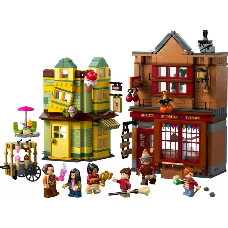 LEGO Harry Potter 76452 Quidditch Supplies Gelataria Mini‑Build‑Set, 795 peças, 6 minifiguras, idade 8+