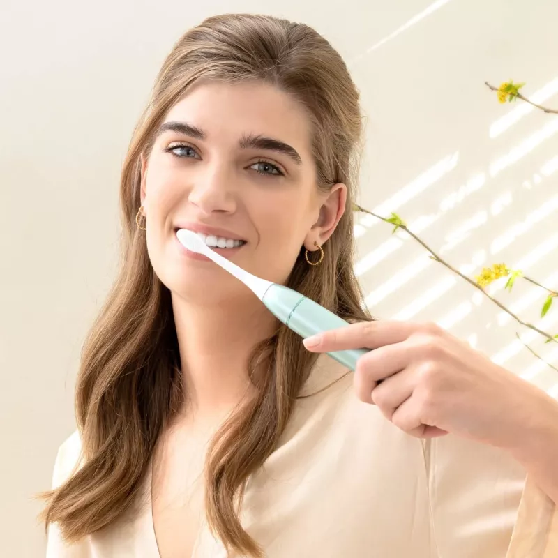 Escova de dentes elétrica Silk'n SonicYou verde menta