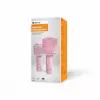Microfone Denver KMS-30 rosa microfone com altifalante BT para karaoke