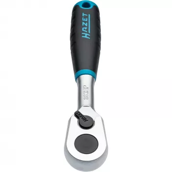 Catraca reversível de dentes finos HiPer 863HP, 1/4 (preto/azul, ângulo de rotação 4°, retenção por esfera)