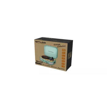 Muse MT-201WG Gira-discos Sistema Estéreo, Porta USB, Entrada AUX