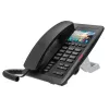 Telefone IP Fanvil H5W preto 2 linhas Wi-Fi
