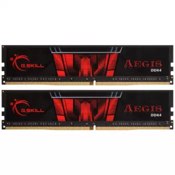 DIMM 16 GB DDR4-3000 (2x 8 GB) Dual-Kit, memória RAM preta, F4-3000C16D-16GISB, Aegis, INTEL XMP