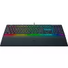 Razer Ornata V3, interruptores mecha-membrane, 10 zonas de iluminação Razer Chroma RGB, 1000 Hz Ultrapolling, teclas retroiluminadas, apoio de pulso soft-touch - Layout alemão