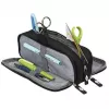 WEDO Business 242 45101 estojo Schlamperbox com 3 compartimentos, poliéster, preto