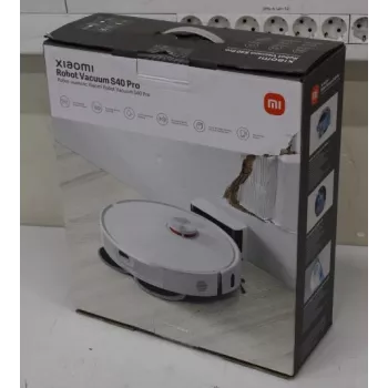 SALE OUT. Xiaomi Robot Vacuum S40 Pro EU | Xiaomi Robot Vacuum S40 Pro EU | Húmido e seco | 5200 mAh | Capacidade do depósito de pó 0,43 L | 15000 Pa | branco | EMBALAGEM DANIFICADA