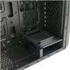 LC Power Classic 7040B - MDT - ATX - sem fonte de alimentação - preto, alumínio escovado / preto - USB/áudio