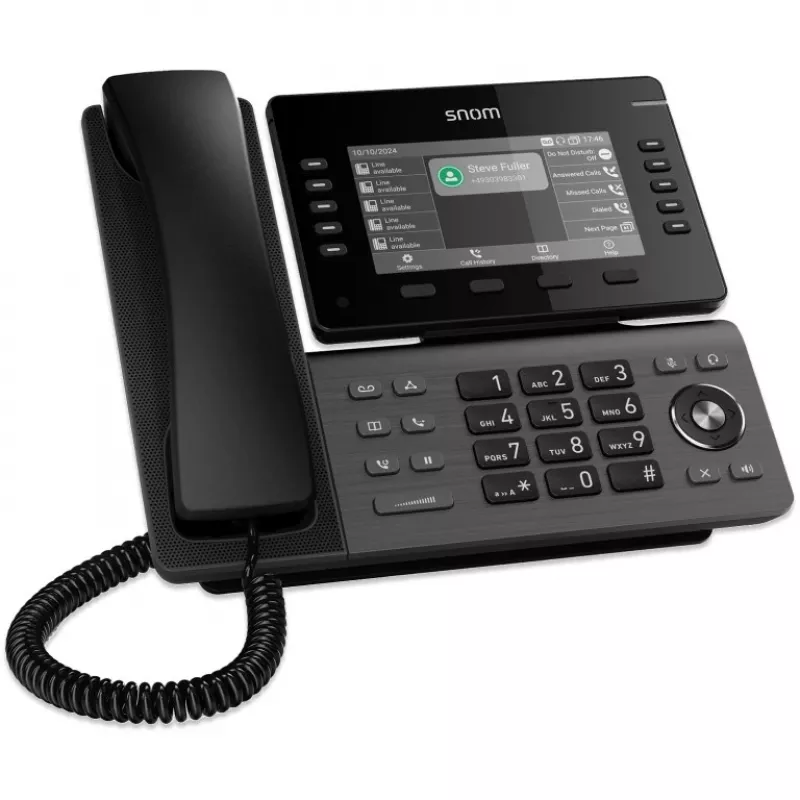 Telefone IP Snom D815W Preto TFT Wi-Fi
